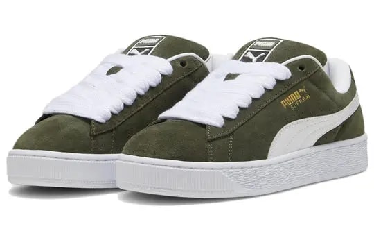 Giày Puma Suede XL 'Dark Olive White' 395205-13 — ảnh 4