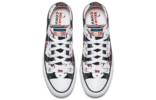 Giày Converse Chuck Taylor All Star Ox x Hello Kitty 'Black' 162947C — ảnh 2