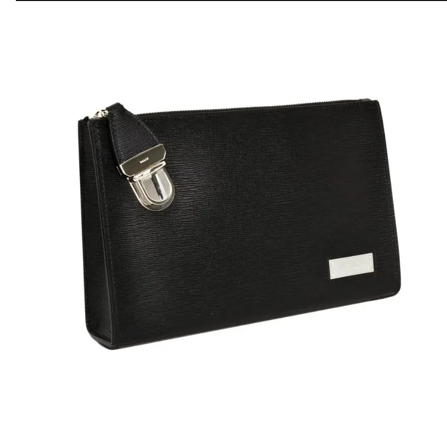 Túi Bally Clutch Bag 'Black' 6222746 — ảnh 3