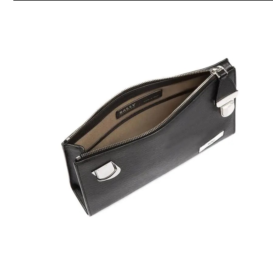 Túi Bally Clutch Bag 'Black' 6222746 — ảnh 4