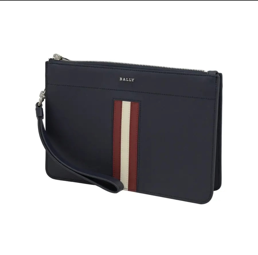 Túi Bally Leather Clutch 'Black' 6233747 — ảnh 2