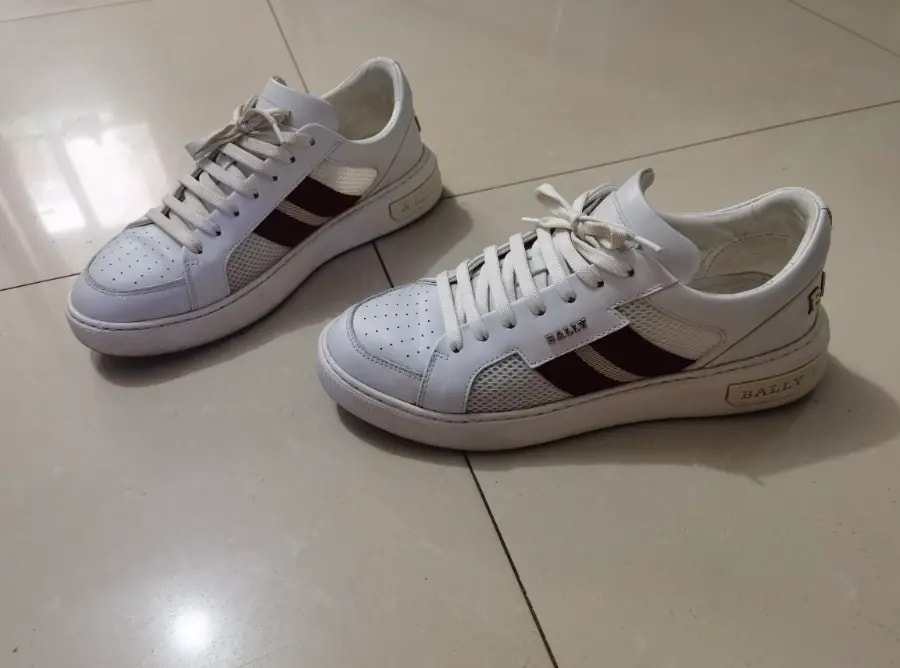 Giày Bally Leather 'White Red' 6237753 — ảnh 5