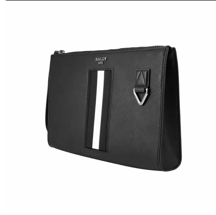 Túi Bally Clutch Bag 'Black Stripe' 6238756 — ảnh 2