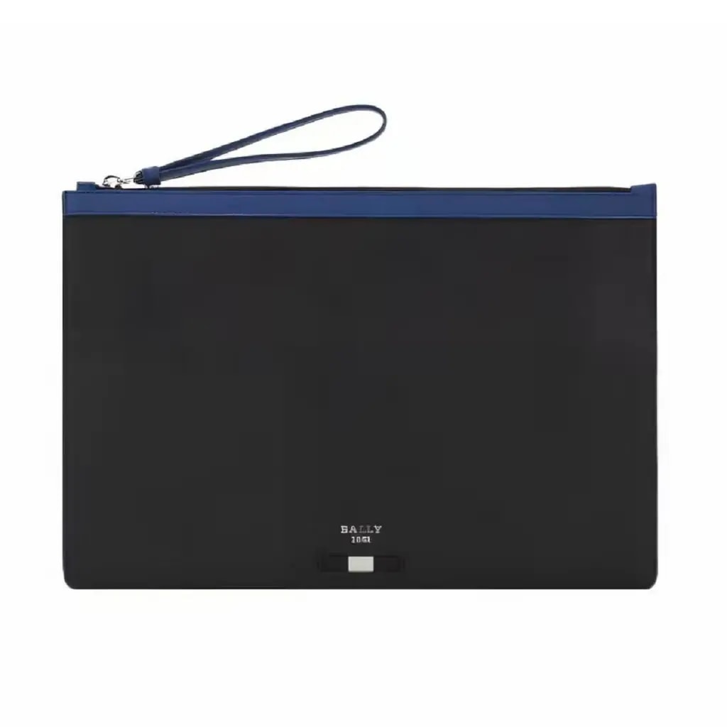 Túi Bally Logo 'Blue Black' 6303050