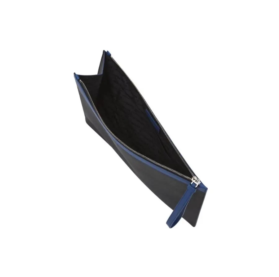 Túi Bally Logo 'Blue Black' 6303050 — ảnh 3