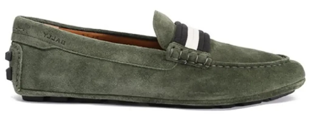 Giày Bally Leather Loafer 'Green' 6305309 — kich-thuoc: 41