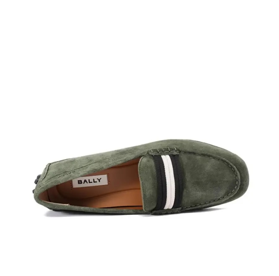 Giày Bally Leather Loafer 'Green' 6305309 — ảnh 4