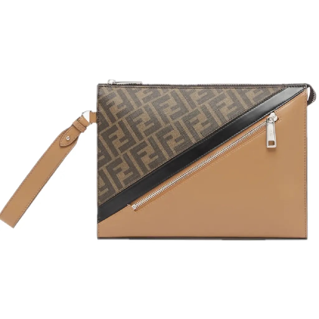 Túi Fendi Diagonal Flat 'Brown' 7VA491-AJF8-F1EGA