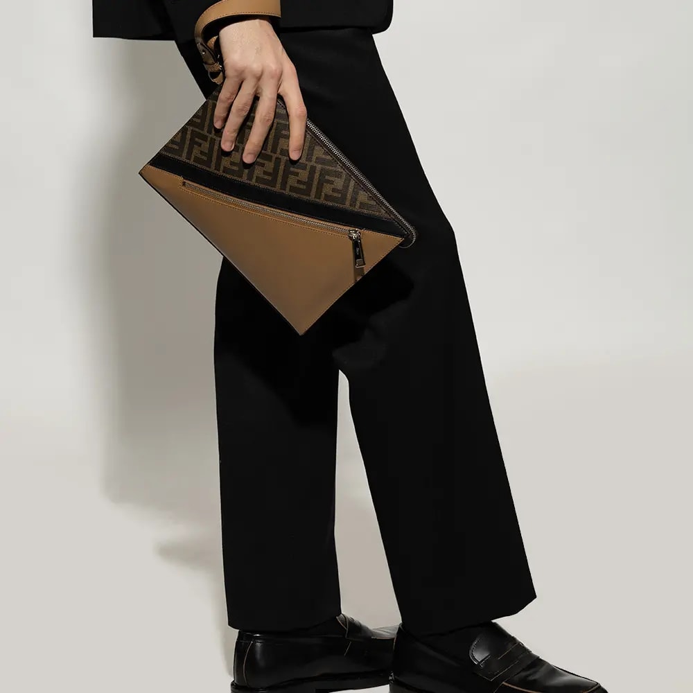 Túi Fendi Diagonal Flat 'Brown' 7VA491-AJF8-F1EGA — ảnh 3