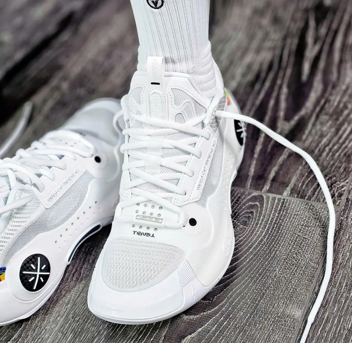 Giày Li-Ning Way of Wade 10 'White Rainbow' ABAS083-12 — ảnh 4
