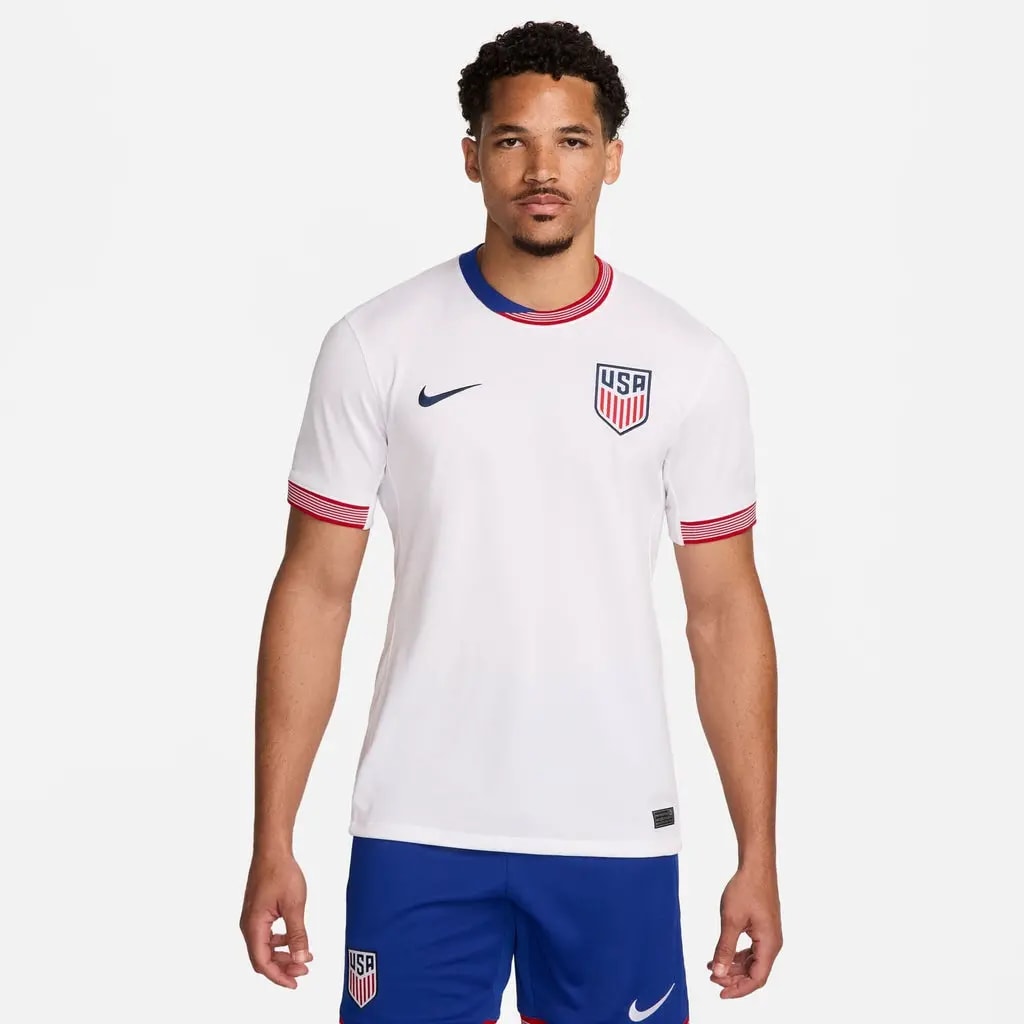 Áo Nike USA 2024 Home Jersey 'White' FJ4278-100 — ảnh 3