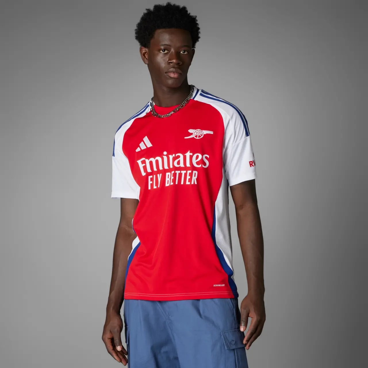 Áo Adidas Arsenal 24/25 Home Jersey 'Red White' IT6141 — ảnh 3