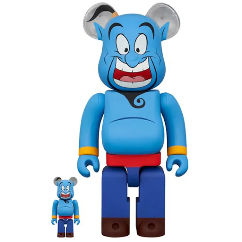 Mô Hình Bearbrick Disney Aladdin Genie — kich-thuoc: 100-400-2