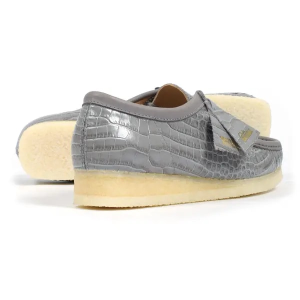 Giày Clarks Originals Wallabee Crocodile 'Grey Croc' 26176573 — ảnh 2