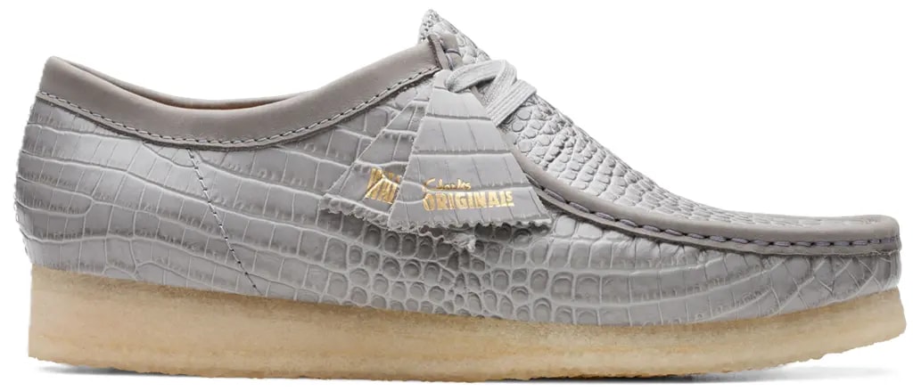 Giày Clarks Originals Wallabee Crocodile 'Grey Croc' 26176573 — kich-thuoc: 41