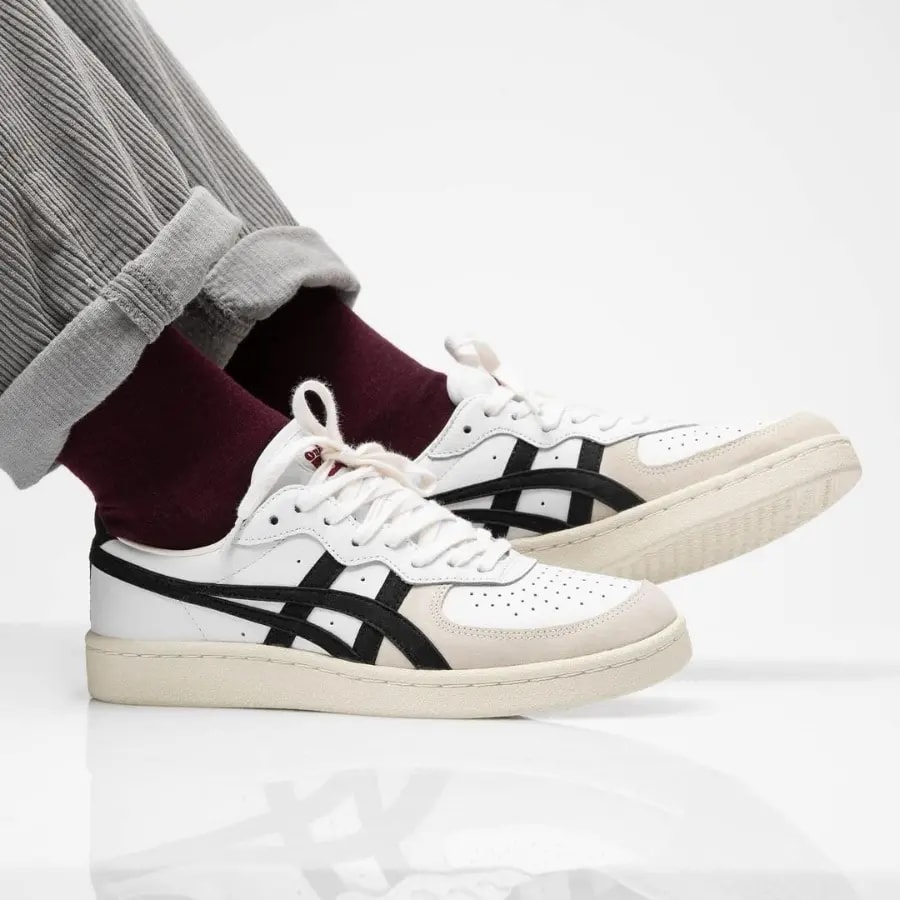 Giày Onitsuka Tiger GSM 'White Black' D5K2Y-0190 — ảnh 4