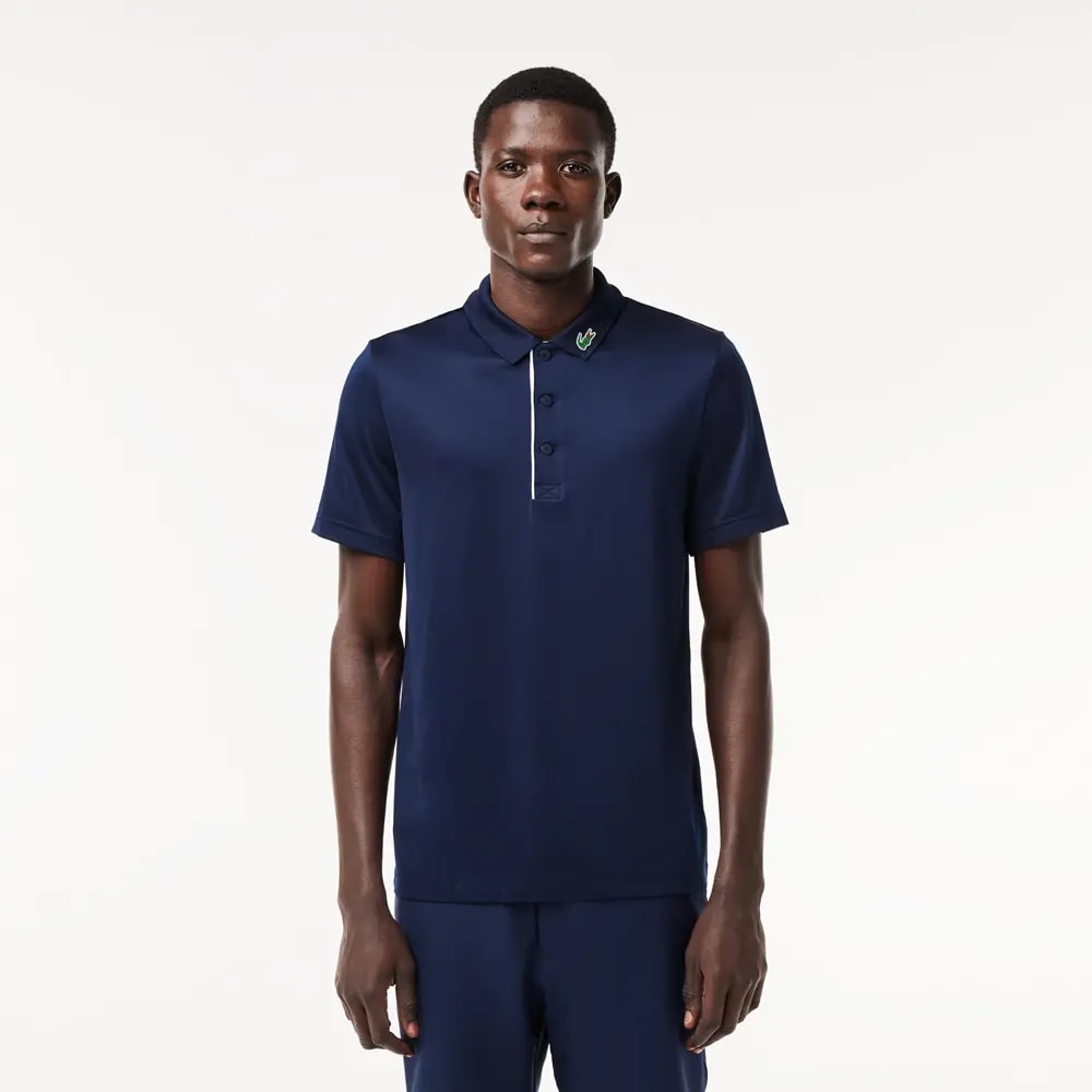Áo Lacoste Sport Jersey Golf Polo 'Navy' DH3982-525 — ảnh 2