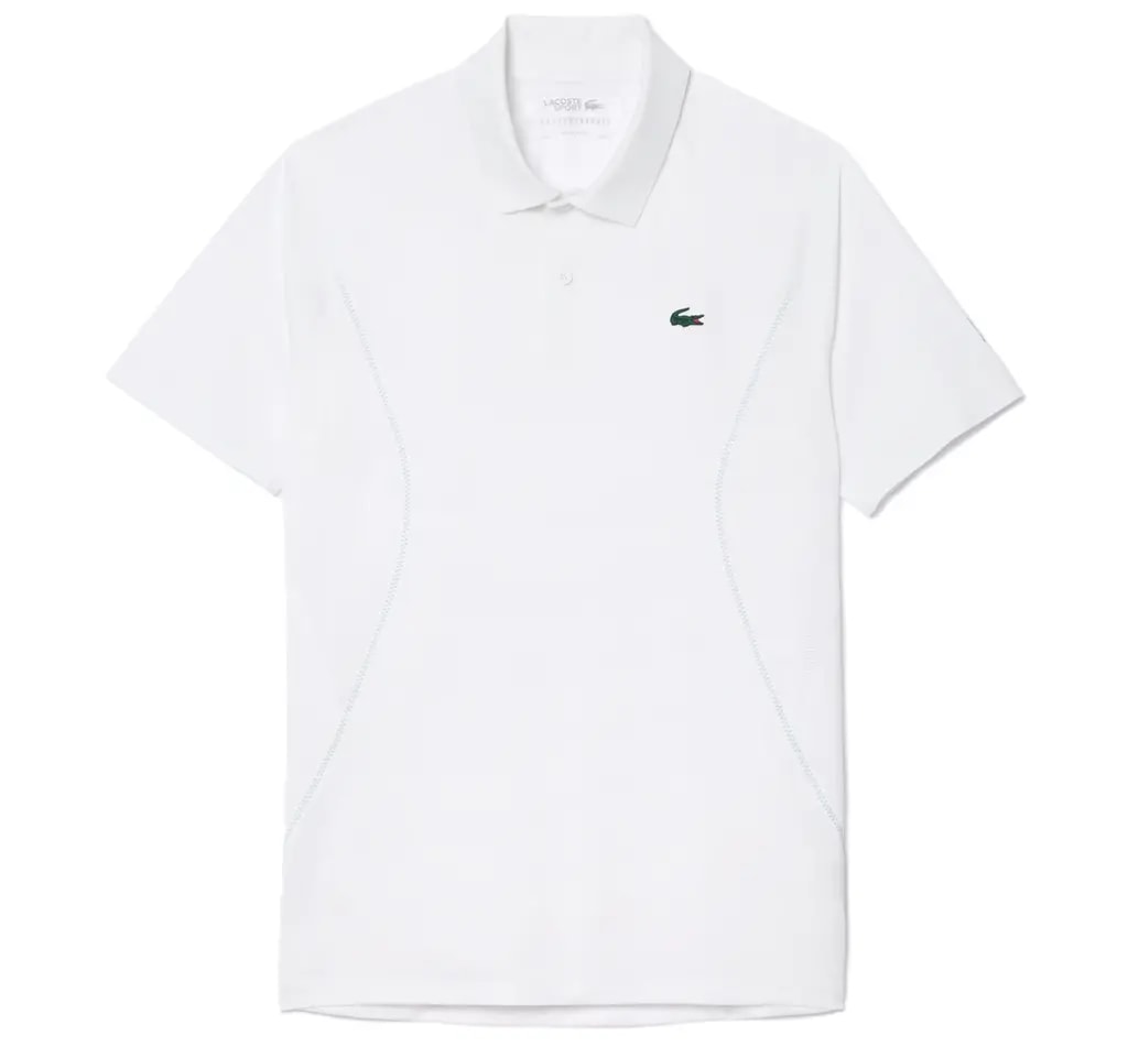 Áo Lacoste Ultra-Dry x Novak Djokovic 'White' DH7311-51-001 — kich-thuoc: L