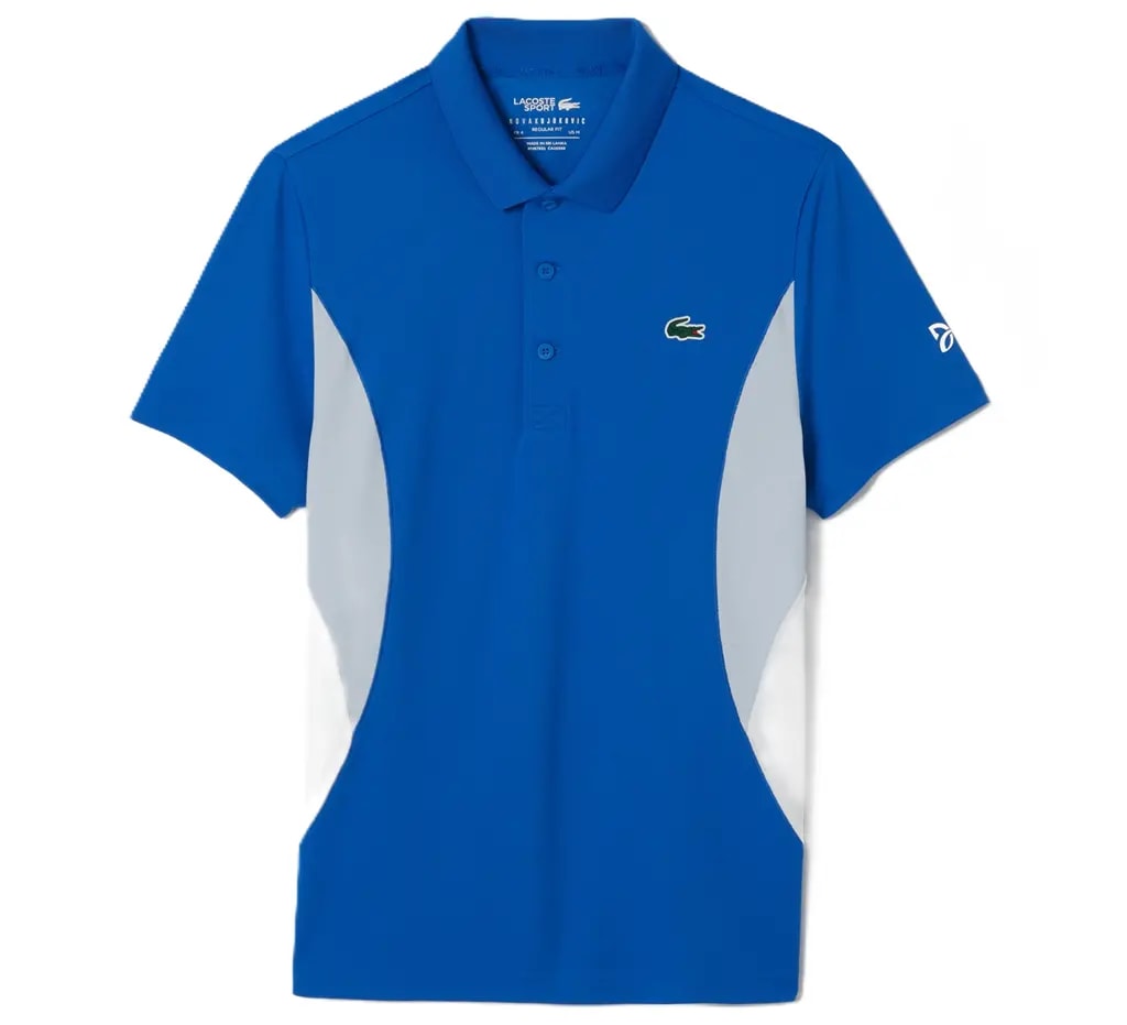 Áo Lacoste Tennis X Novak Djokovic Fan Version 'Blue' DH7330-51-IXW — kich-thuoc: L