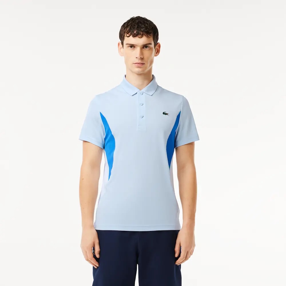 Áo Lacoste Tennis x Novak Djokovic Fan Version 'Phoenix Blue' DH7330-51-J2G — ảnh 3