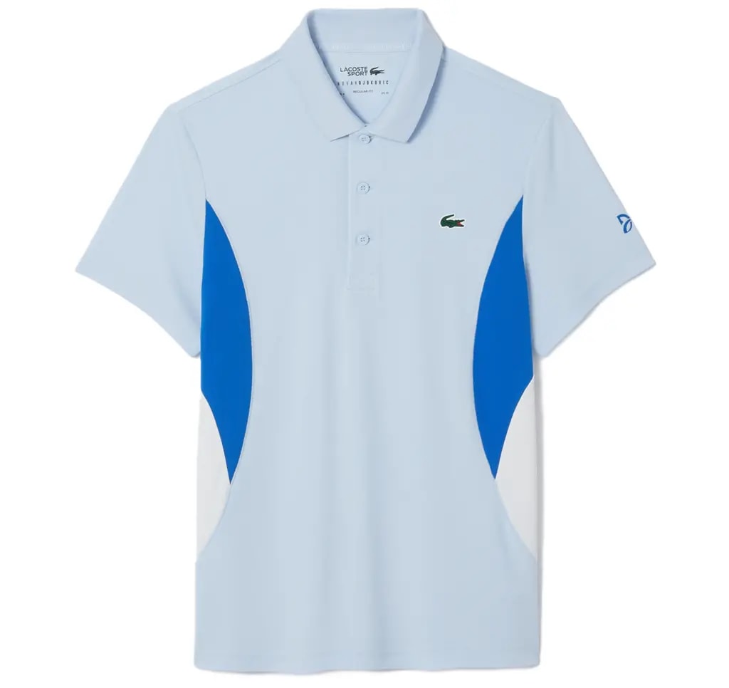 Áo Lacoste Tennis x Novak Djokovic Fan Version 'Phoenix Blue' DH7330-51-J2G — kich-thuoc: L