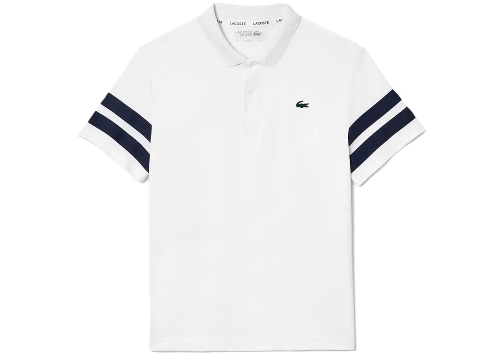 Áo Lacoste Colourblock Tennis Polo 'White' DH7352-51-522