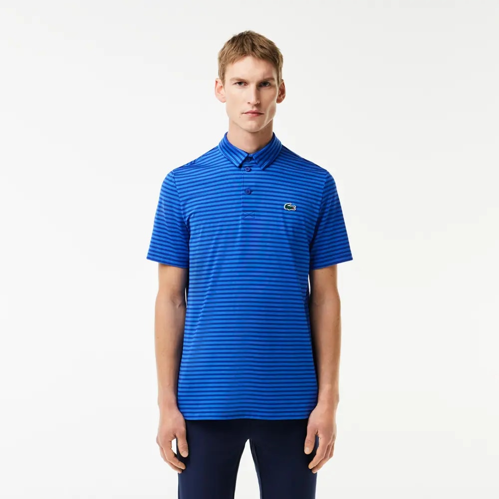 Áo Lacoste Ultra Dry Anti-UV Striped 'Navy Blue' DH7418-51-IQ9 — ảnh 3