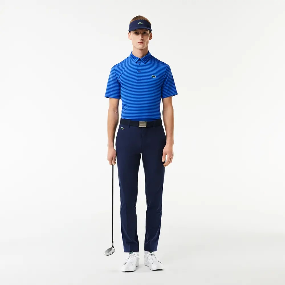 Áo Lacoste Ultra Dry Anti-UV Striped 'Navy Blue' DH7418-51-IQ9 — ảnh 2