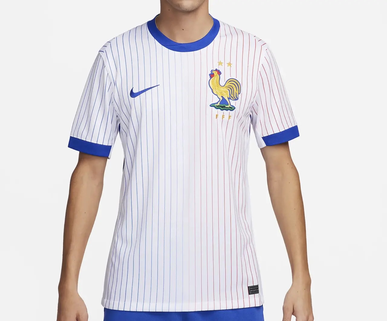 Áo Nike France 2024 Away Jersey 'White' FJ4273-100 — ảnh 2
