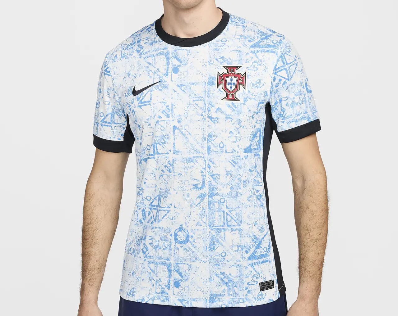 Áo Nike Portugal 2024 Away Jersey 'White Blue' FJ4274-133 — ảnh 3