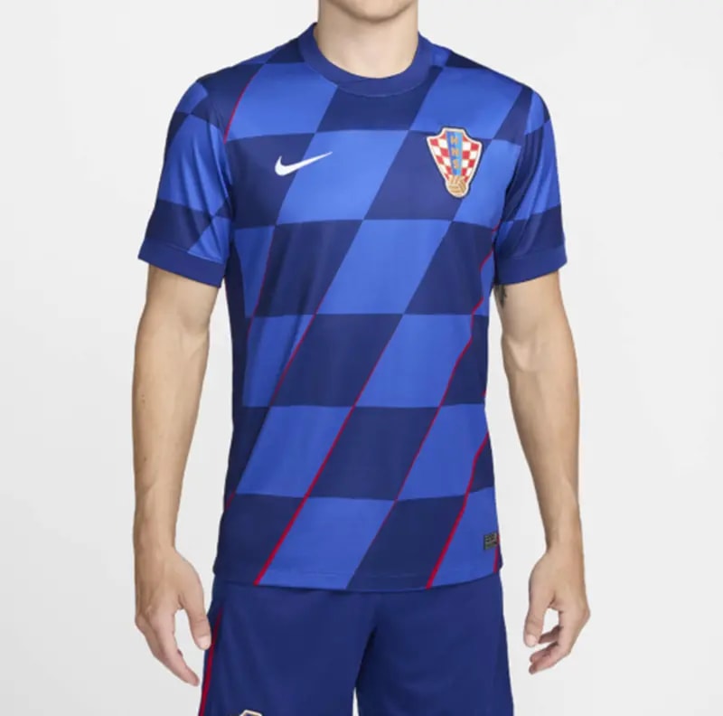 Áo Nike Croatia 2024/25 Away 'Deep Royal' FV1736-405 — ảnh 2