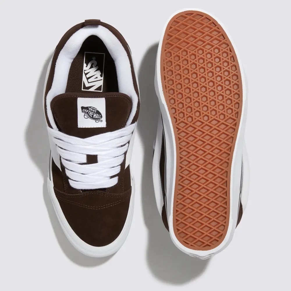 Giày Vans Knu Skool 'Brown White' VN0009QCNWH — ảnh 4