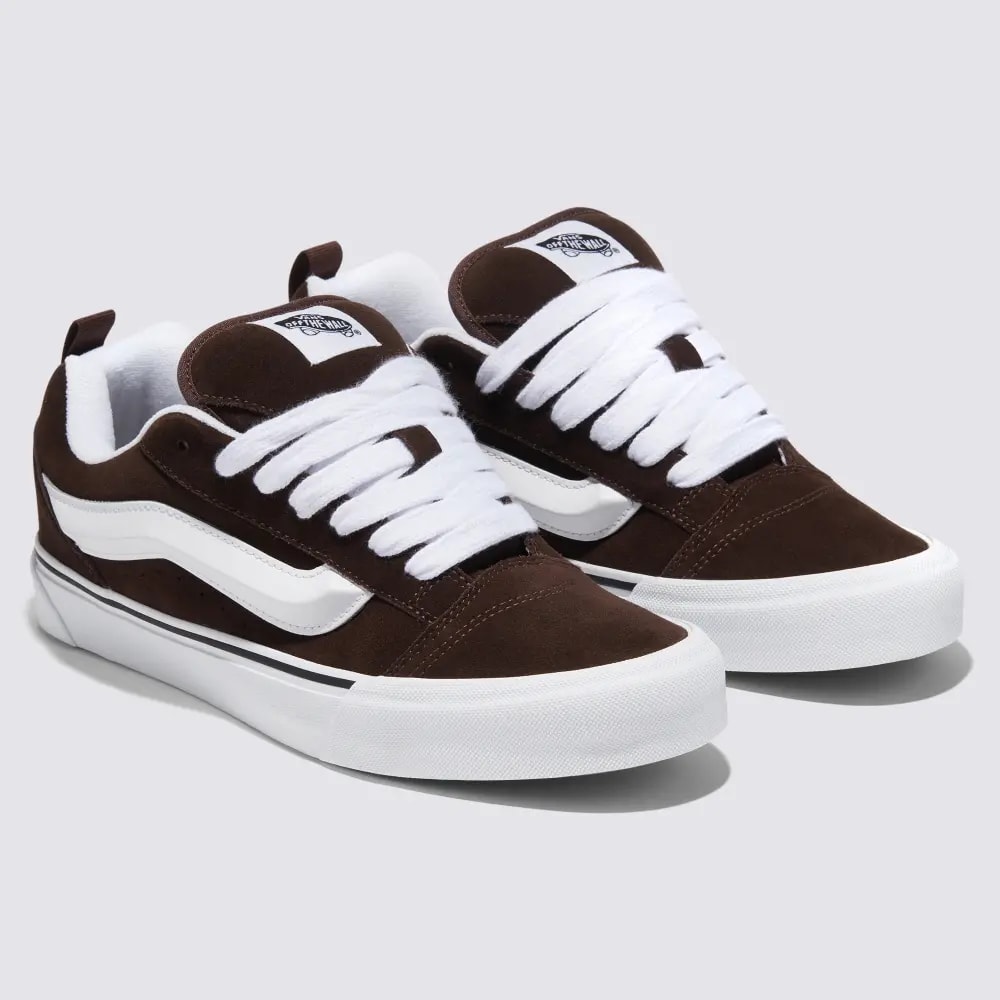 Giày Vans Knu Skool 'Brown White' VN0009QCNWH — ảnh 3
