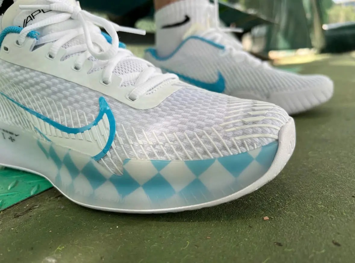 Giày Nike Court Vapor 11 Carlos Alcaraz PE 'White Blue' HQ1654-100 — ảnh 2