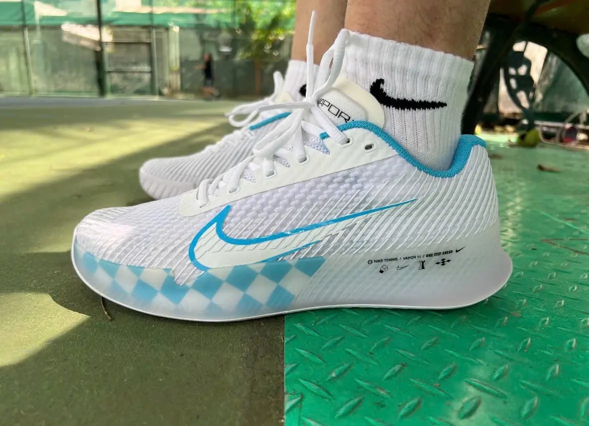 Giày Nike Court Vapor 11 Carlos Alcaraz PE 'White Blue' HQ1654-100 — ảnh 3