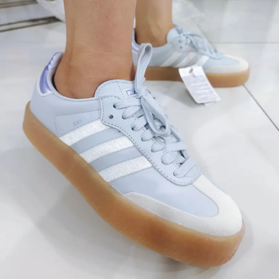 Giày Adidas Sambae 'Halo Blue Spark Metallic' IG1953 — ảnh 3