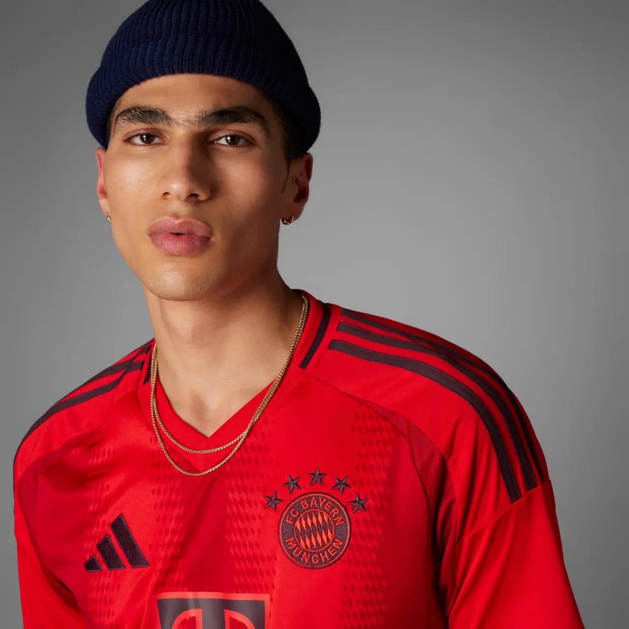 Áo Adidas FC Bayern 24/25 Home Jersey 'Red Black' IT8511 — ảnh 4