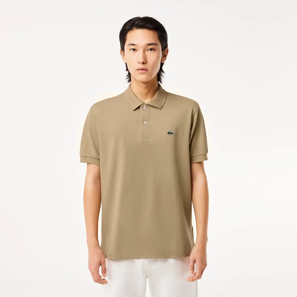 Áo Lacoste Classic Polo Shirt 'Beige' L1212-CB8 — ảnh 3