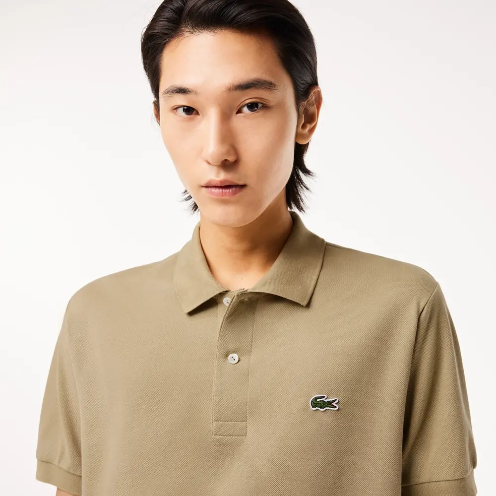 Áo Lacoste Classic Polo Shirt 'Beige' L1212-CB8 — ảnh 2