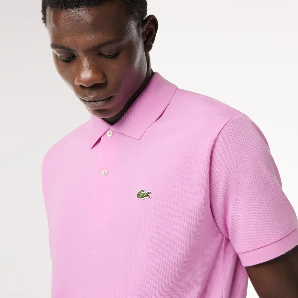 Áo Lacoste Classic Petit Piqué Cotton 'Pink' L1212-51-IXV — ảnh 2