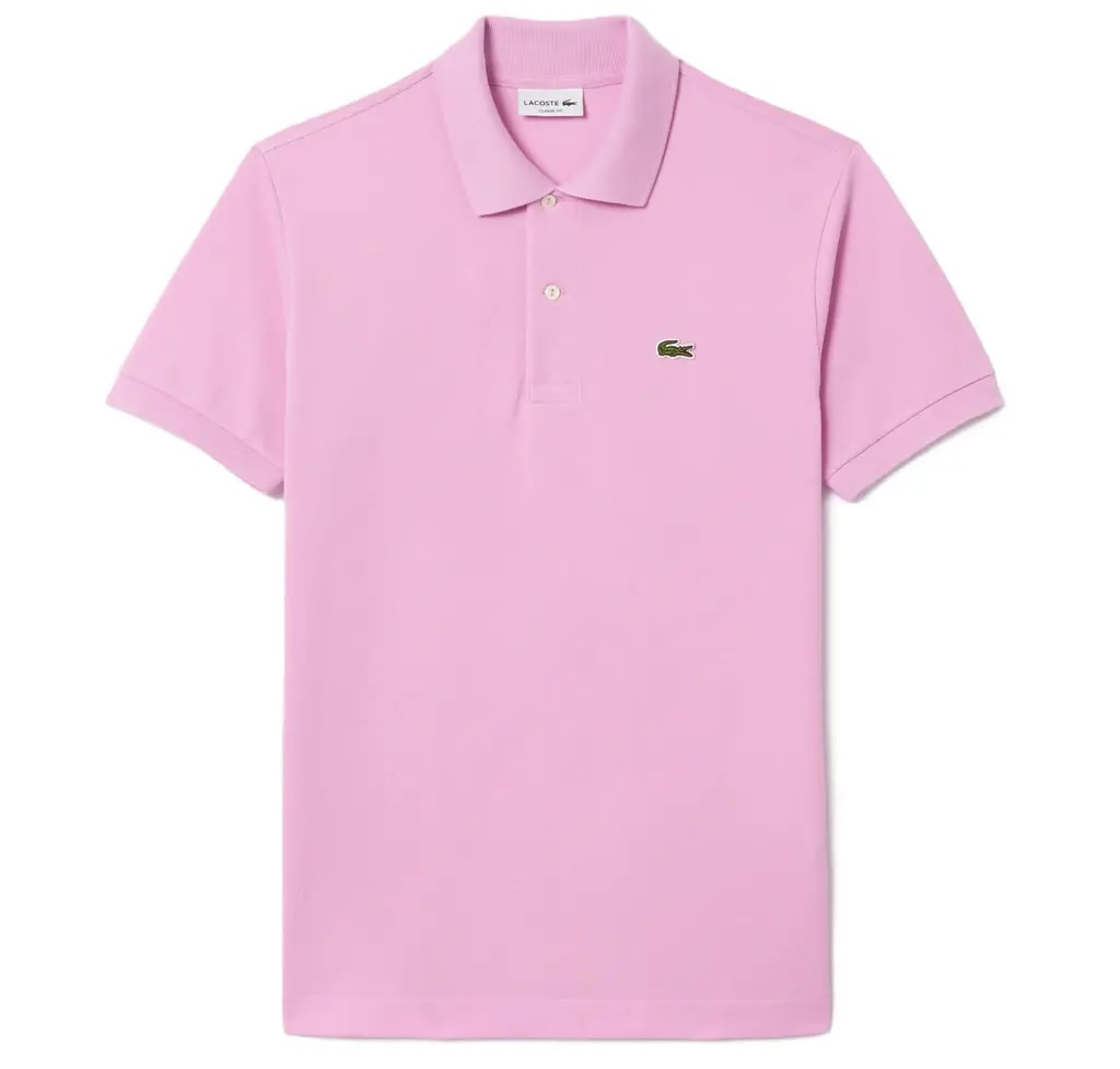 Áo Lacoste Classic Petit Piqué Cotton 'Pink' L1212-51-IXV — kich-thuoc: L