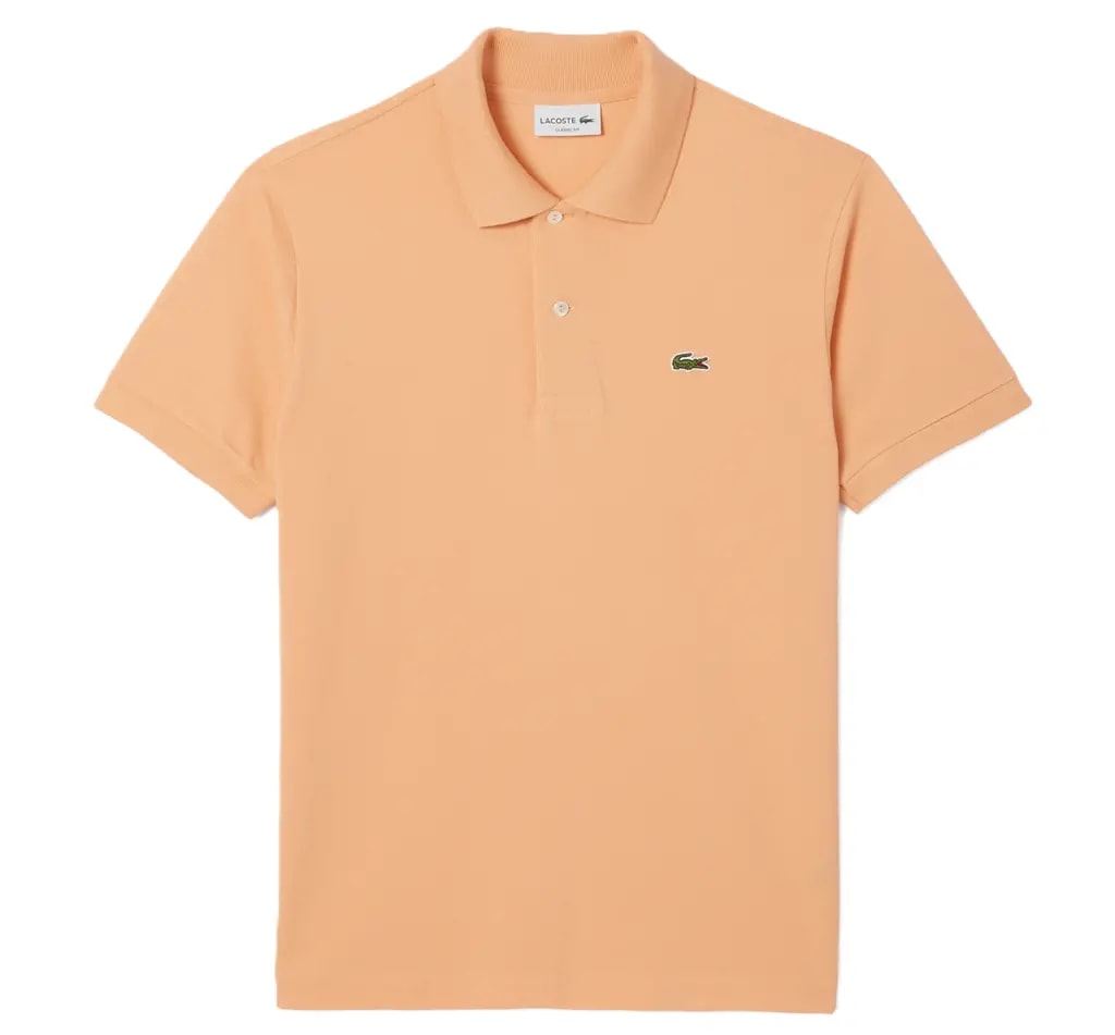 Áo Lacoste Petit Piqué Cotton 'Light Orange' L1212-51-IXY — kich-thuoc: L