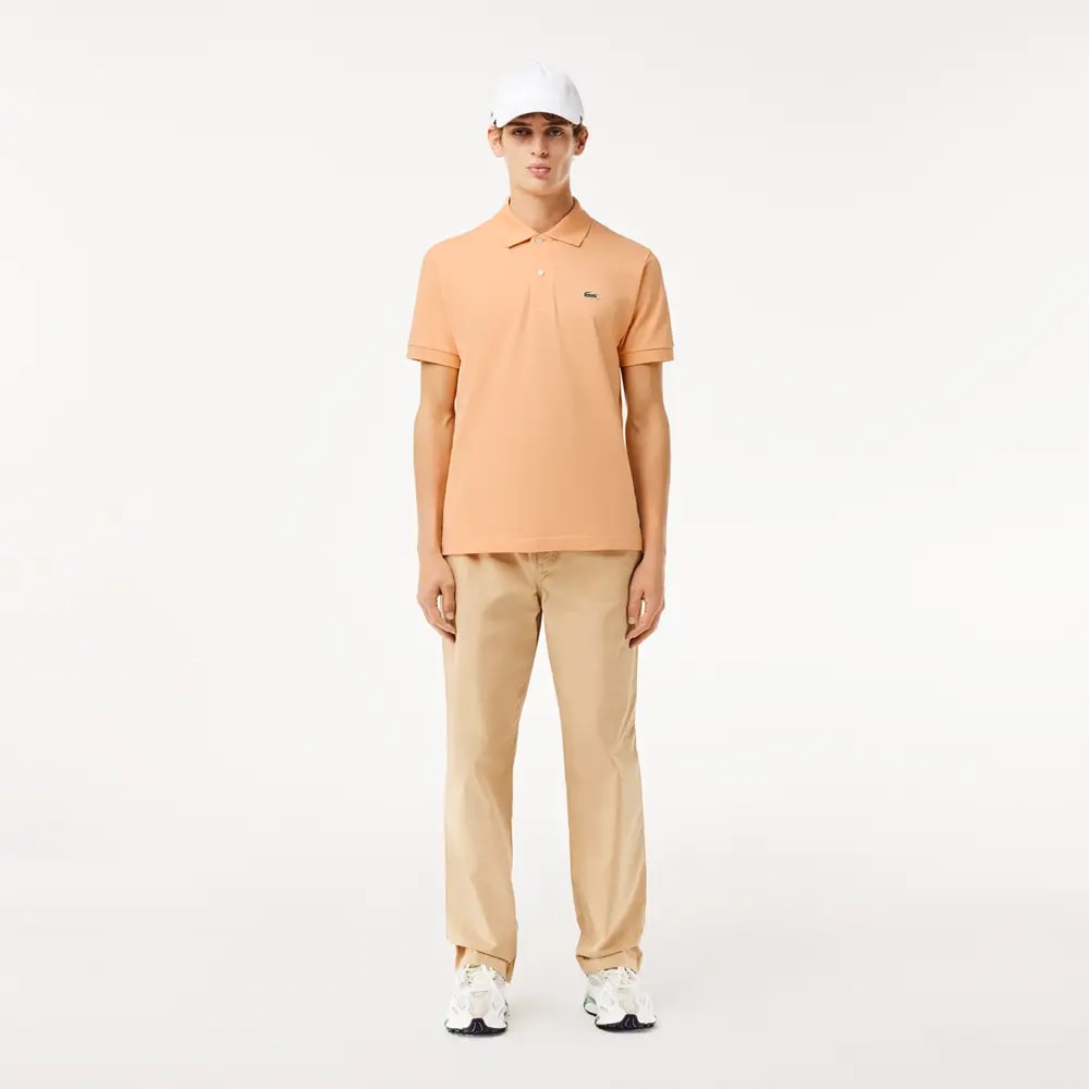 Áo Lacoste Petit Piqué Cotton 'Light Orange' L1212-51-IXY — ảnh 2