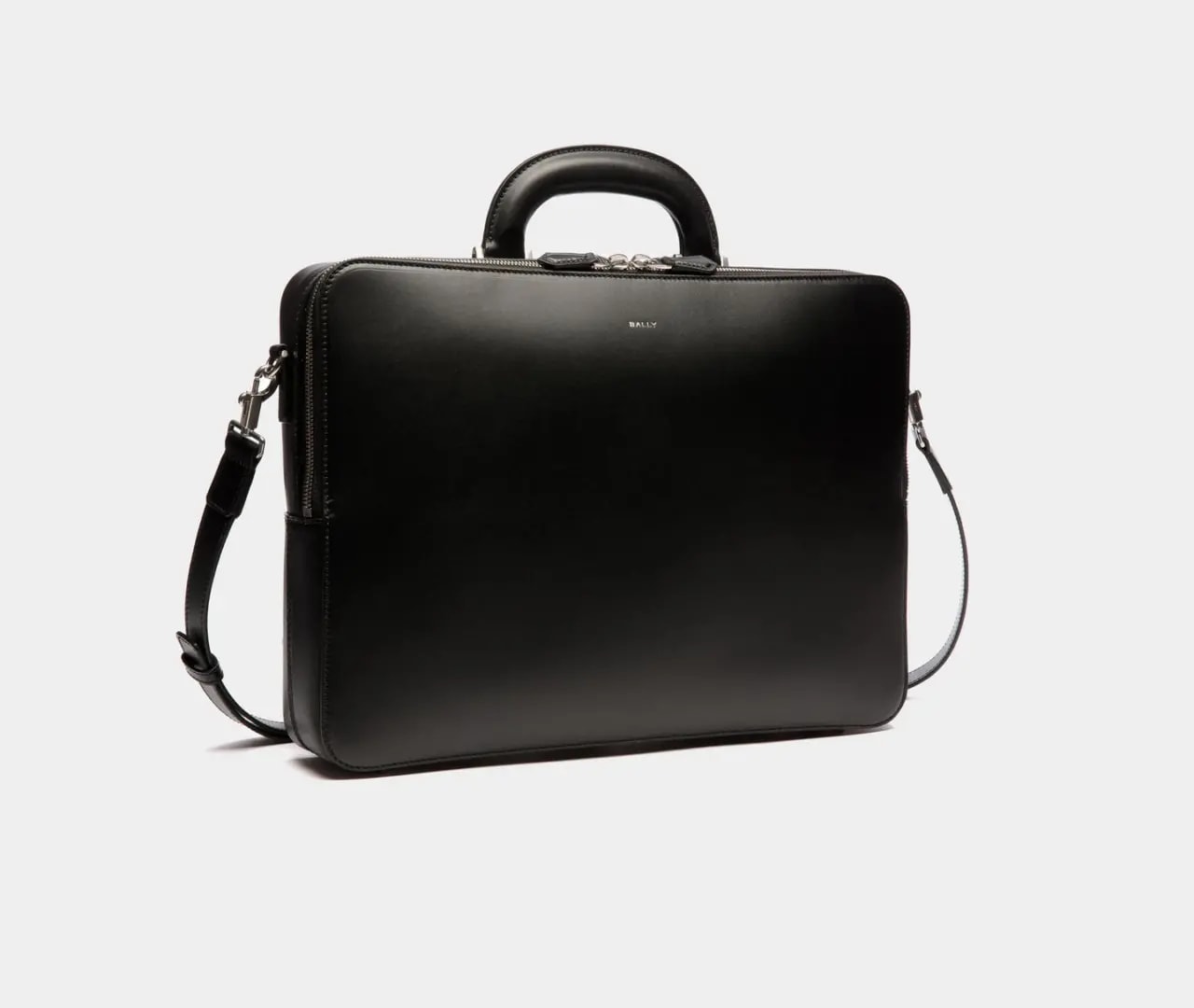 Túi Bally Busy Bally Briefcase 'Black' 6306625 — ảnh 2
