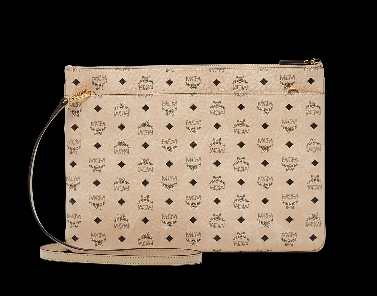 Túi MCM Medium Rabbit Crossbody Visetos 'Beige' MYZ6AXL81IG001 — ảnh 2