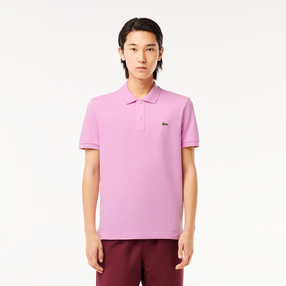 Áo Lacoste Slim Fit Polo 'Pink' PH4012-51-IXV — ảnh 3