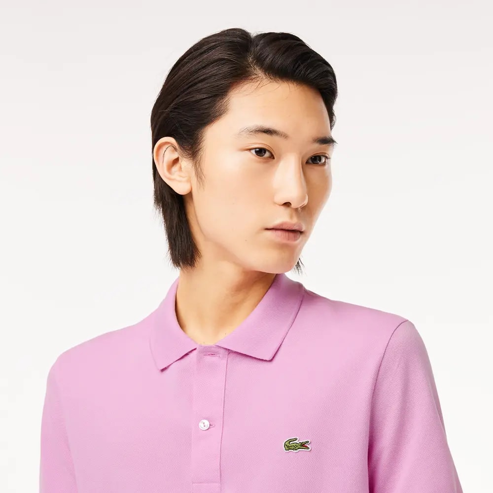 Áo Lacoste Slim Fit Polo 'Pink' PH4012-51-IXV — ảnh 2