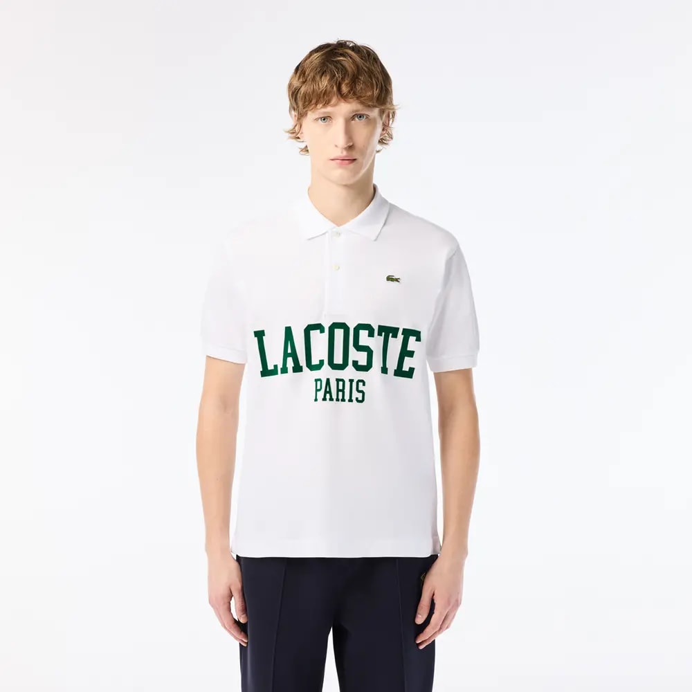 Áo Lacoste Flocked Polo 'White' PH7419-51-001 — ảnh 3