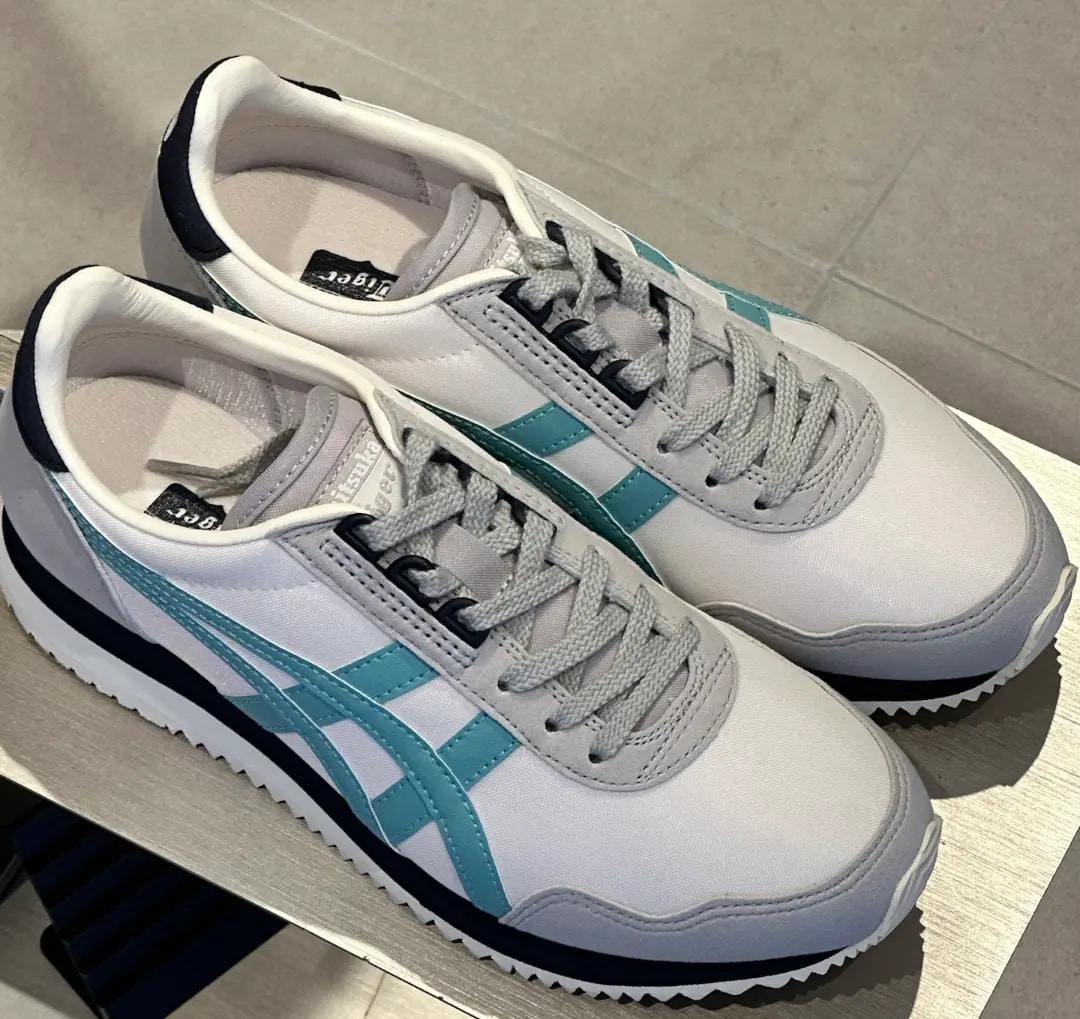 Giày Onitsuka Tiger Dualio 'White Blue' 1183B545-203 — ảnh 5