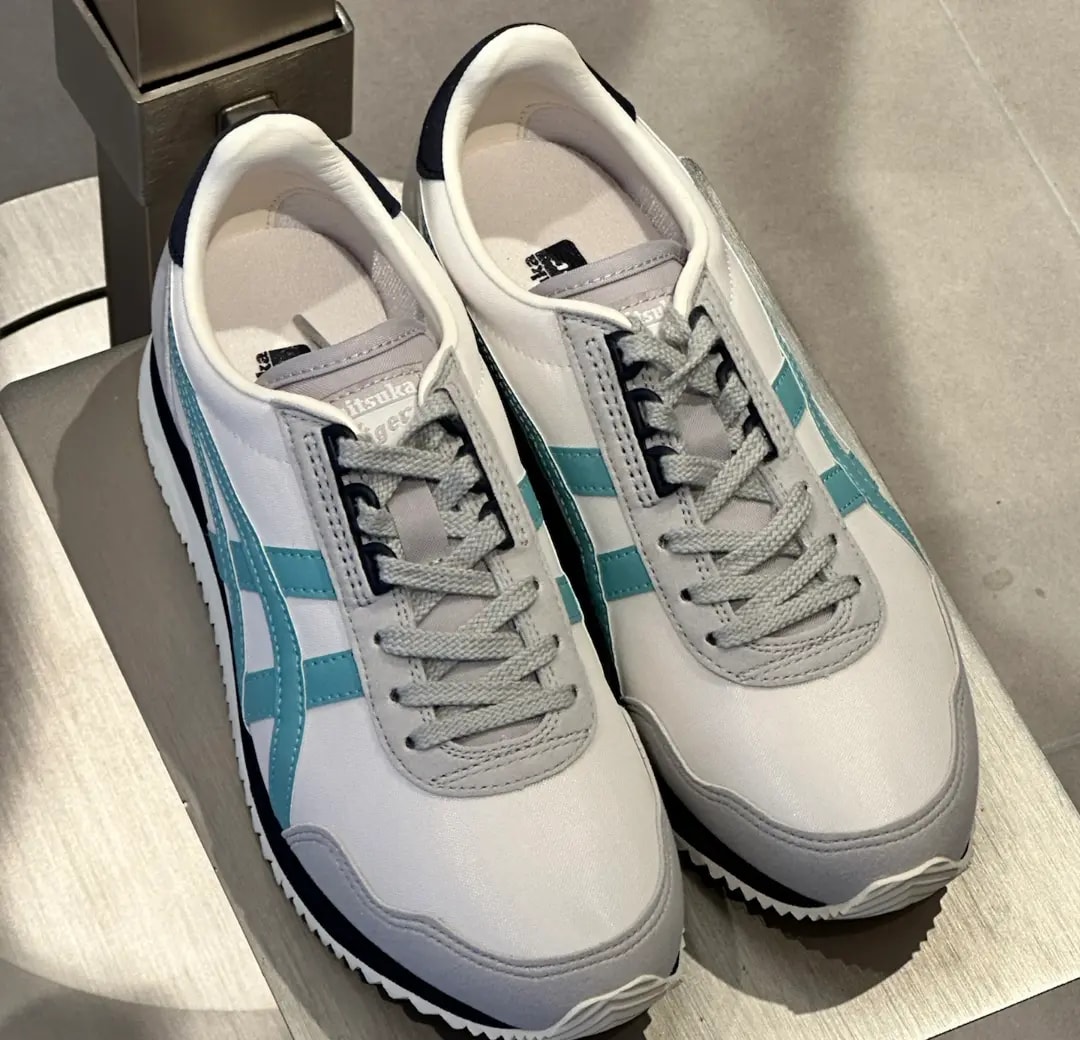 Giày Onitsuka Tiger Dualio 'White Blue' 1183B545-203 — ảnh 4